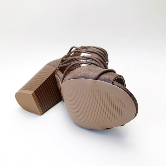 Strappy Open Toe Bootie - Picture 3 of 4